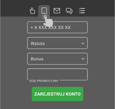 Rejestracja przez numeru telefonu